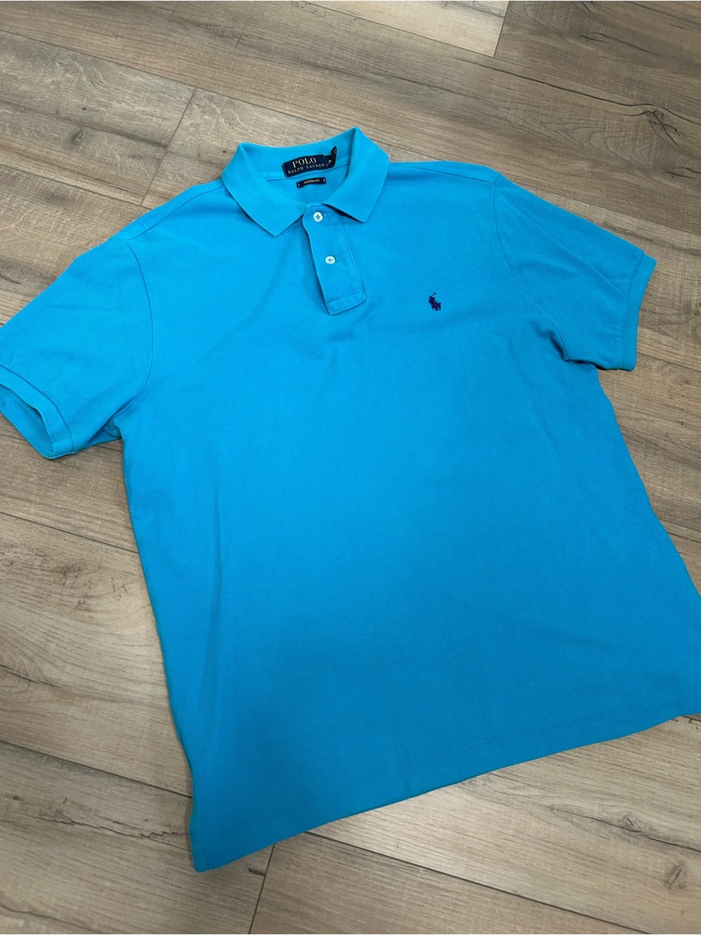 Polo by Ralph Lauren Turquoise Short-Sleeve Polo Shirt